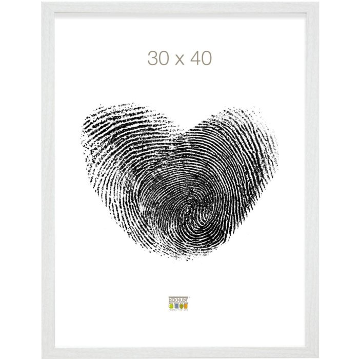 Marco de madera MDF Deknudt S44C 18x24 cm blanco