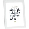 Marco de madera MDF Deknudt S44C 40x60 cm blanco