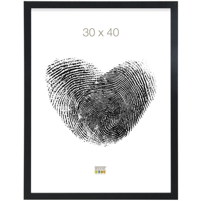 Marco de madera MDF Deknudt S44C 10x15 cm negro