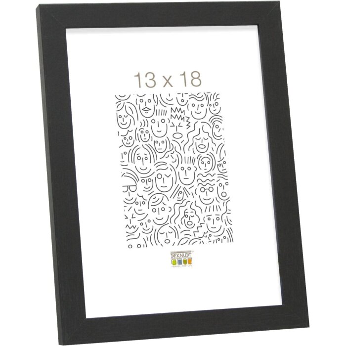 Marco de madera MDF Deknudt S44C 40x50 cm negro