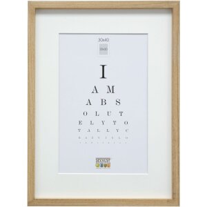 Marco de madera S40A roble 40x60 cm - 30x45 cm