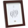 Marco de madera S40A marrón oscuro 15x20 cm - 13x18 cm