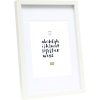 Marco de madera S40A blanco 24x30 cm - 18x24 cm