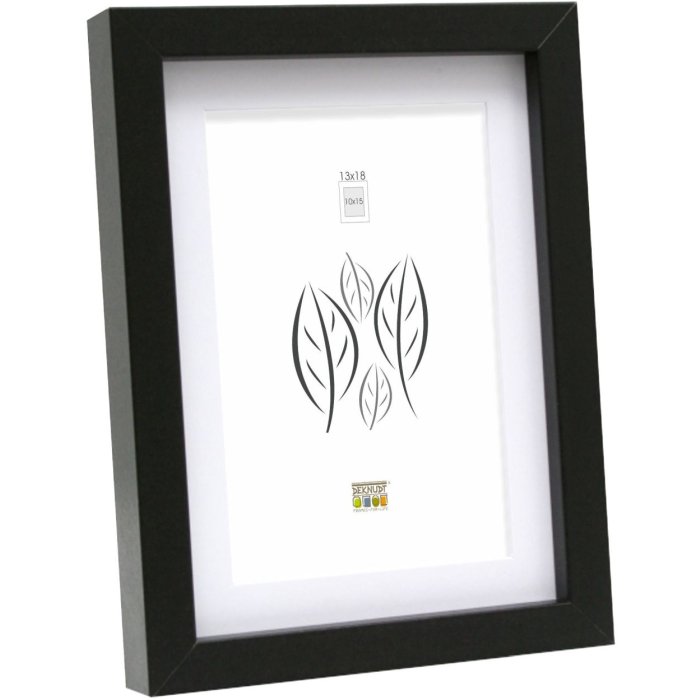 Marco de madera S40A negro 30x40 cm - 20x30 cm