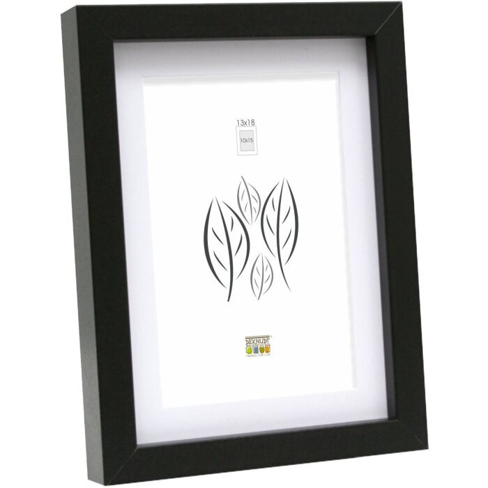 Marco de madera S40A negro 40x60 cm - 30x45 cm
