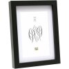 Marco de madera S40A negro 40x60 cm - 30x45 cm