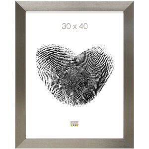 Marco de plástico Deknudt S42P plata 13x18 cm