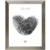 Marco de plástico Deknudt S42P plata 24x30 cm