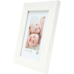 Marco de plástico Deknudt S42P blanco 13x13 cm
