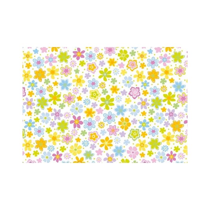 Artebene Papel de envolver 50x70cm Alfombra de flores