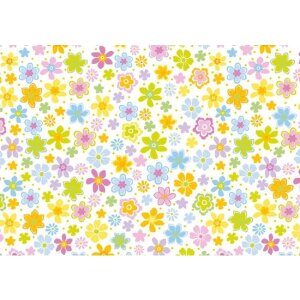 Artebene Papel de envolver 50x70cm Alfombra de flores
