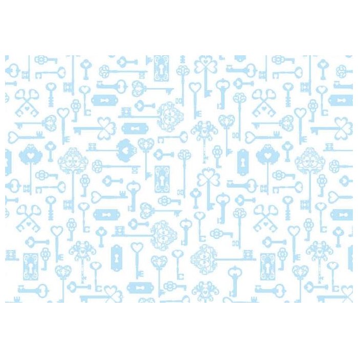Papel 50x70cm llave nácar blanco