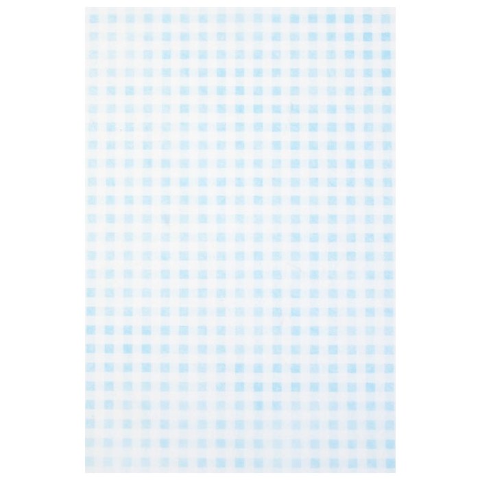Papel 70x100 cm no tejido Vichy azul