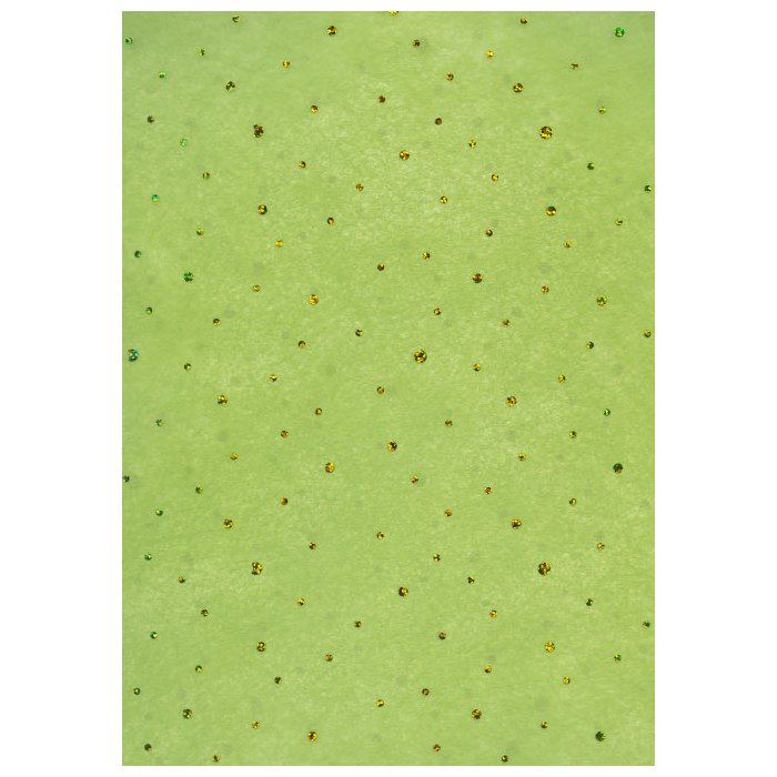 Papel 50x70cm Lunares Vellón verde