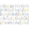 Papel 50x70cm Feliz Cumpleaños topo