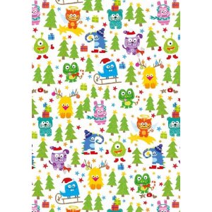 Papel 70x100 cm Monstruo de Navidad