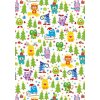 Papel 70x100 cm Monstruo de Navidad