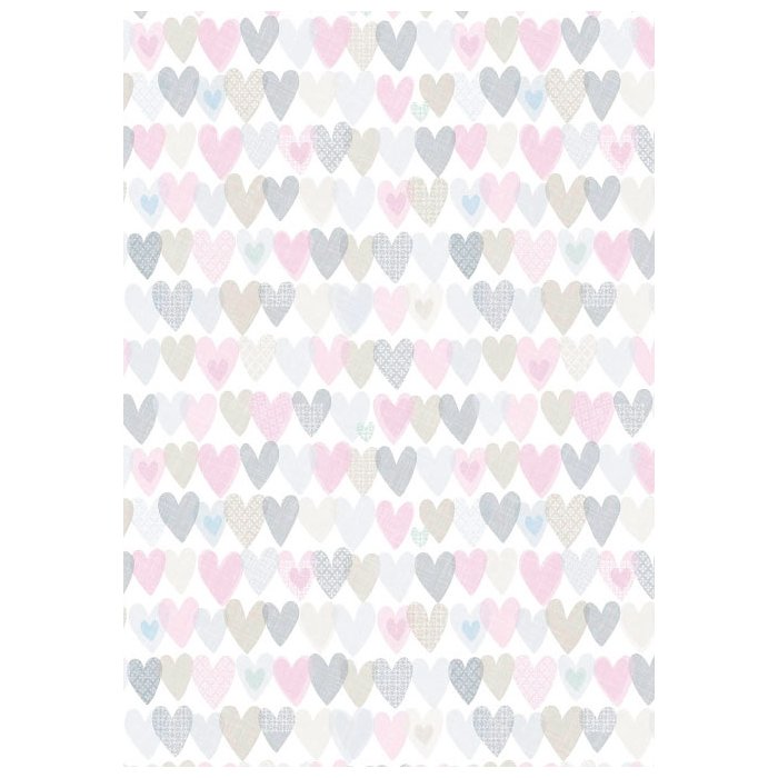 Papel 70x100 cm Corazones