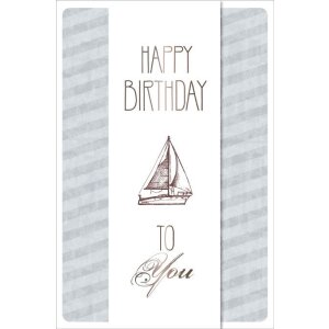 Tarjeta Artebene Cumpleaños velero
