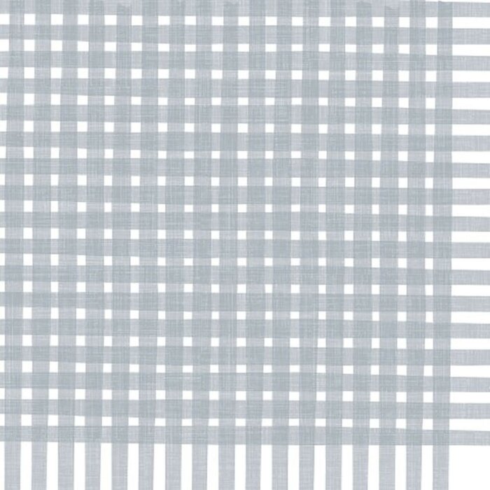 Artebene Servilletas de Papel 33x33 cm Vichy Check Gris