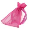 Bolsa de organza 9x12 cm rosa
