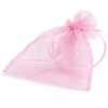 Bolsa de organza 17x21 cm rosa