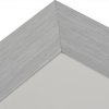 Marco de aluminio Henzo Lucerna 20x20 cm plata con paspartú 13x13 cm
