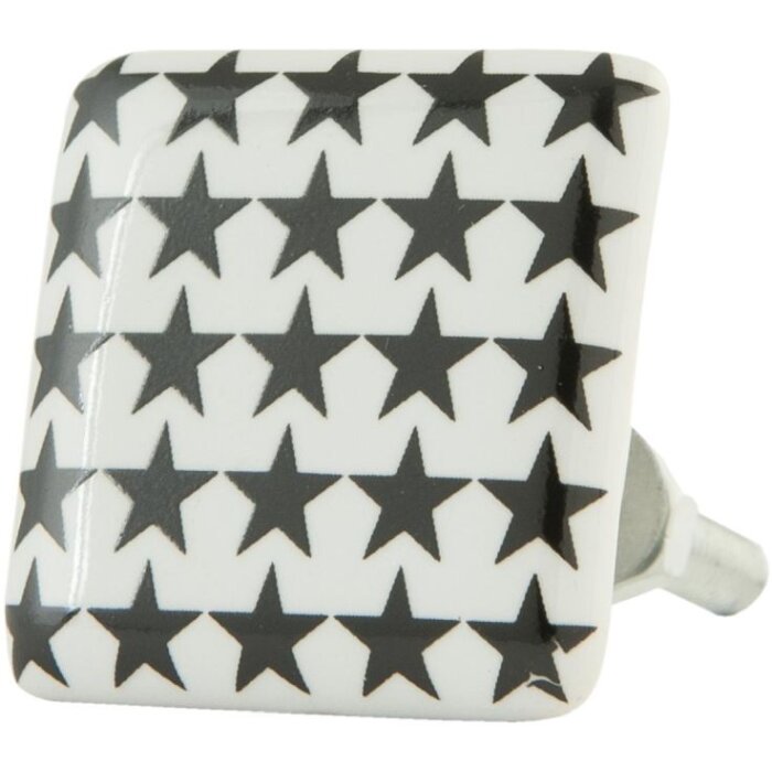 Stars Black White 3cm (62992)