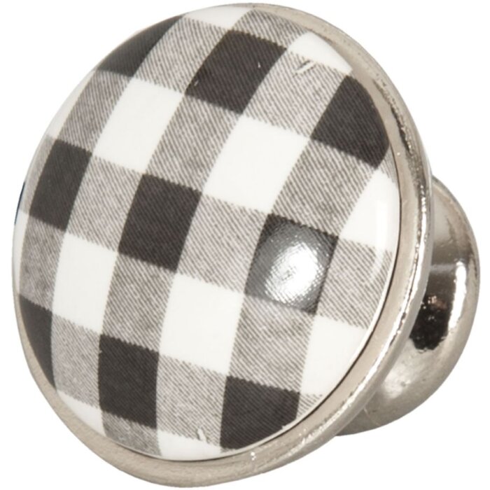 Blanco negro a cuadros (62545)