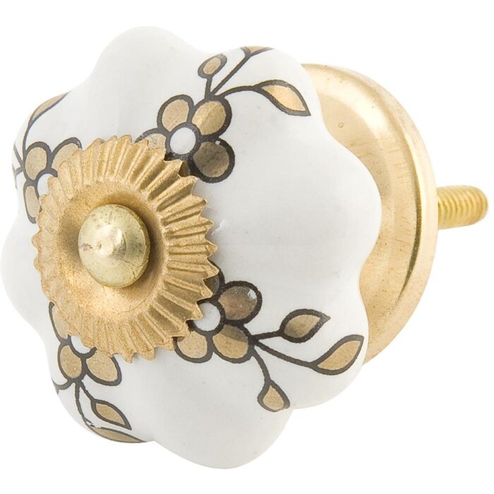 Decoración de oro blanco (6y0769)