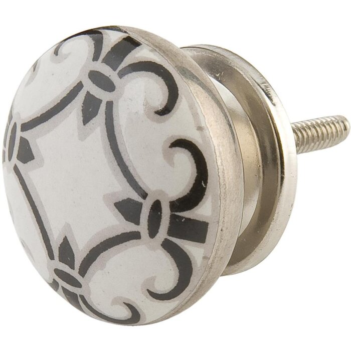 Decoración blanca negra (6y0768)