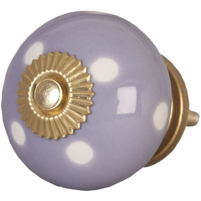 Puntos Aubergine Weiß (62322)