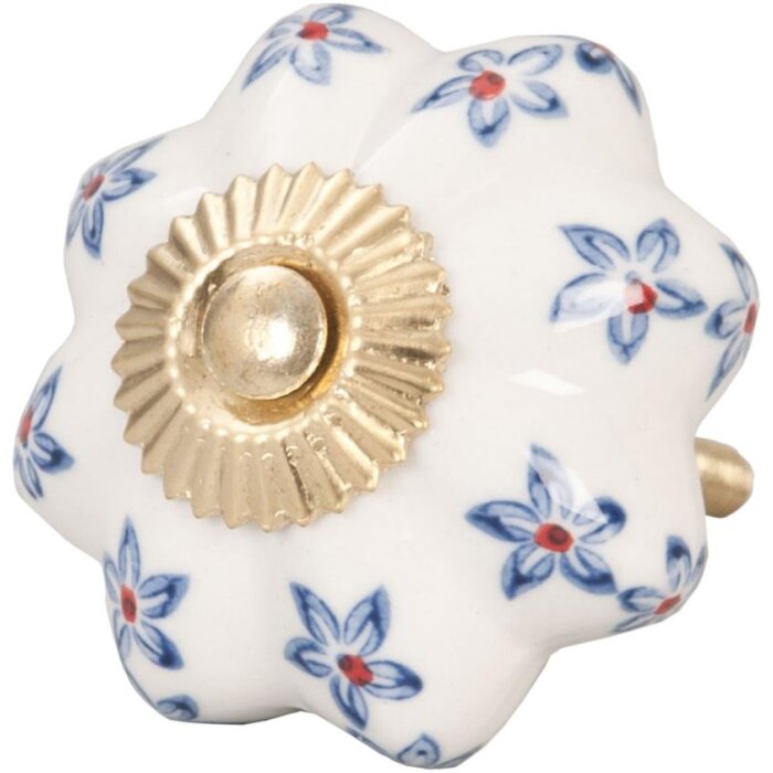 Flores de azul blanco (61846)