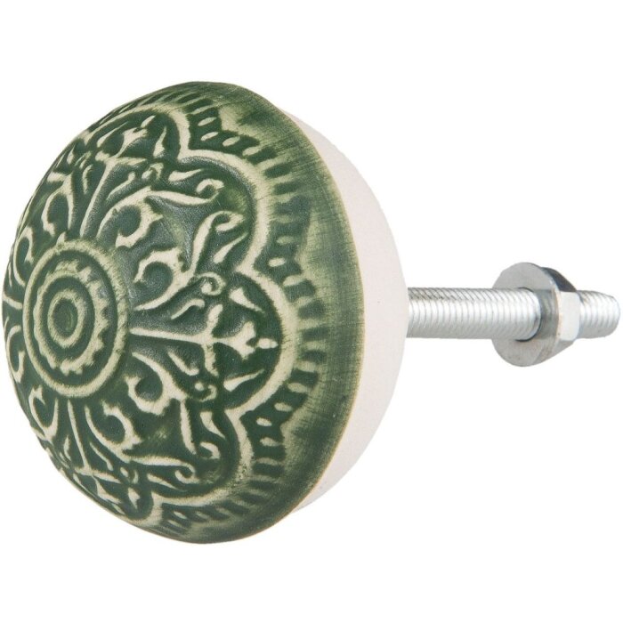 Decoración de blanco verde (63873)